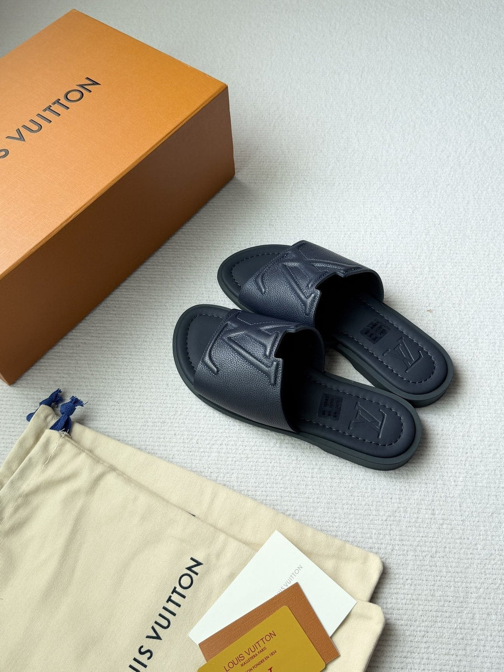 Louis Vuitton Portofino Monogram Slide Sandals