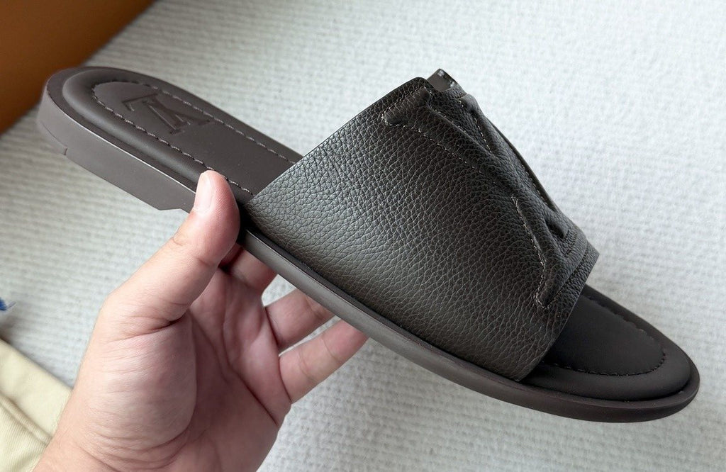 Louis Vuitton Portofino Monogram Slide Sandals