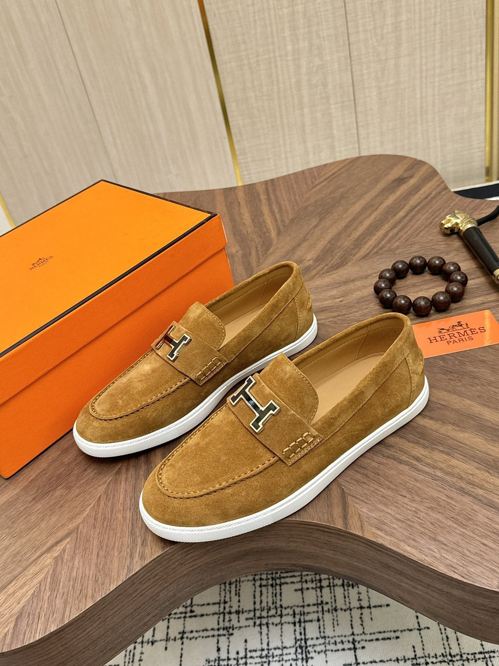 Hermès H-Hardware Slip-On Sneakers
