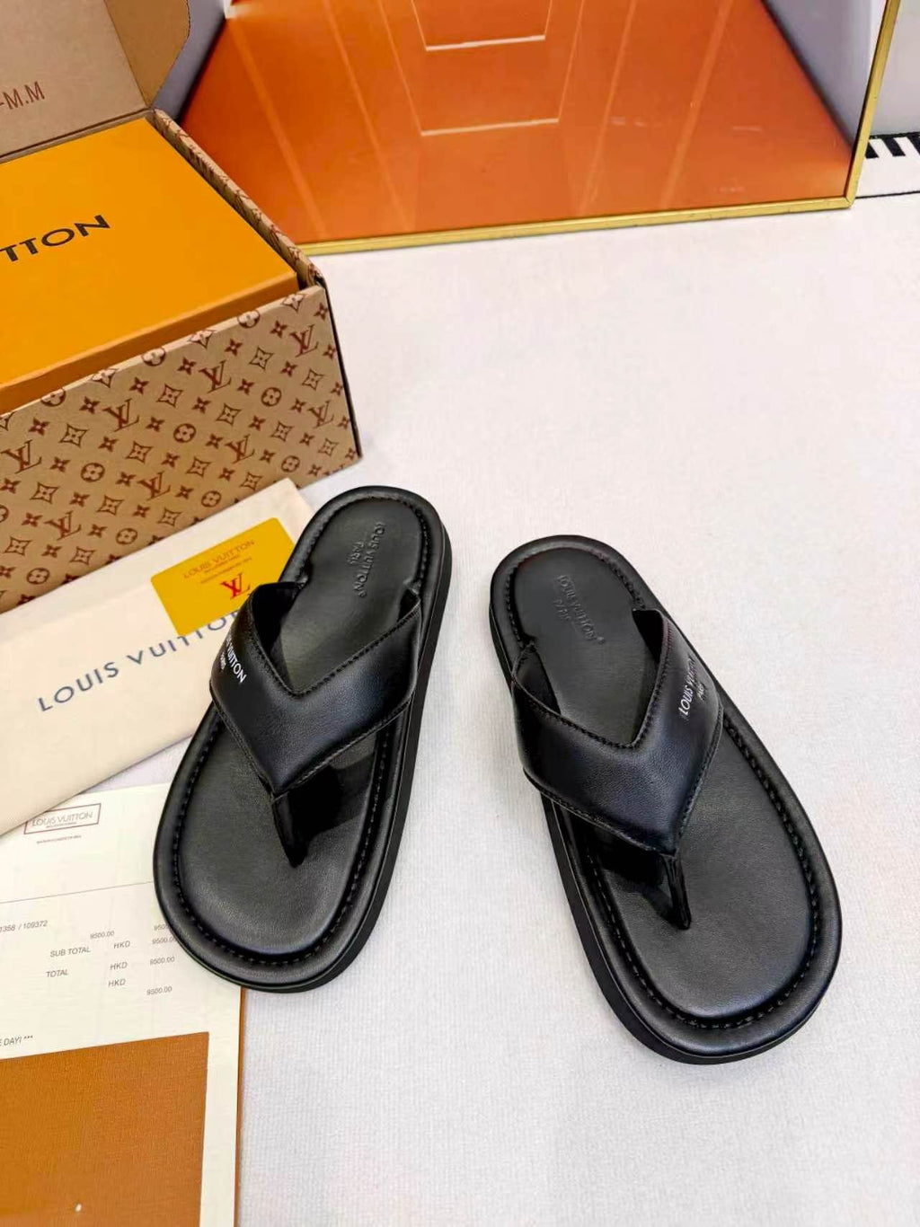 Louis Vuitton Men's V-Front Thong Sandals