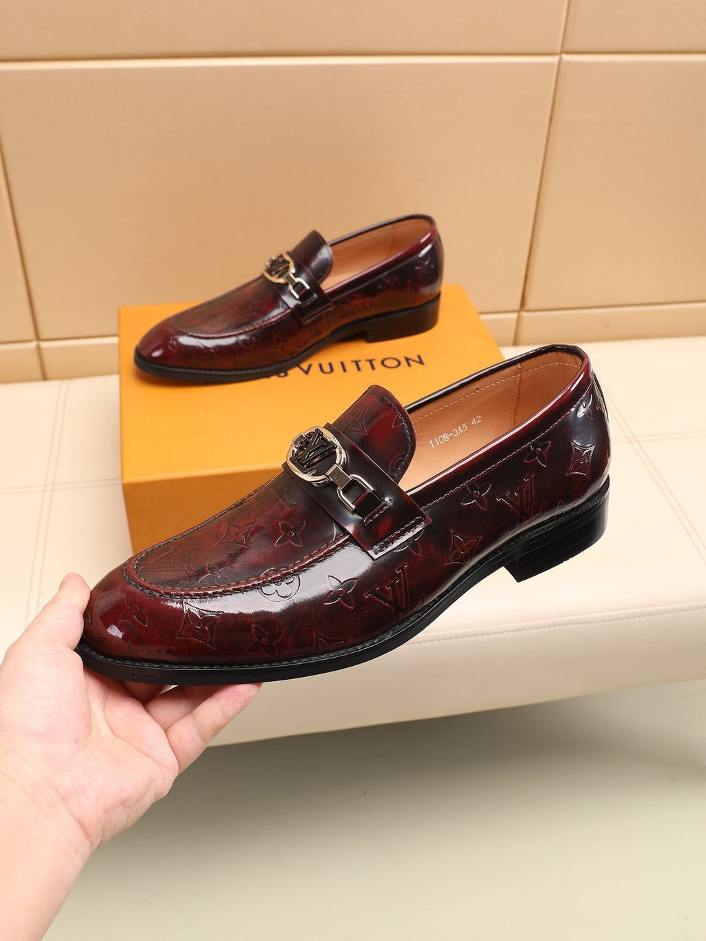 Louis Vuitton Embossed Bit Loafers