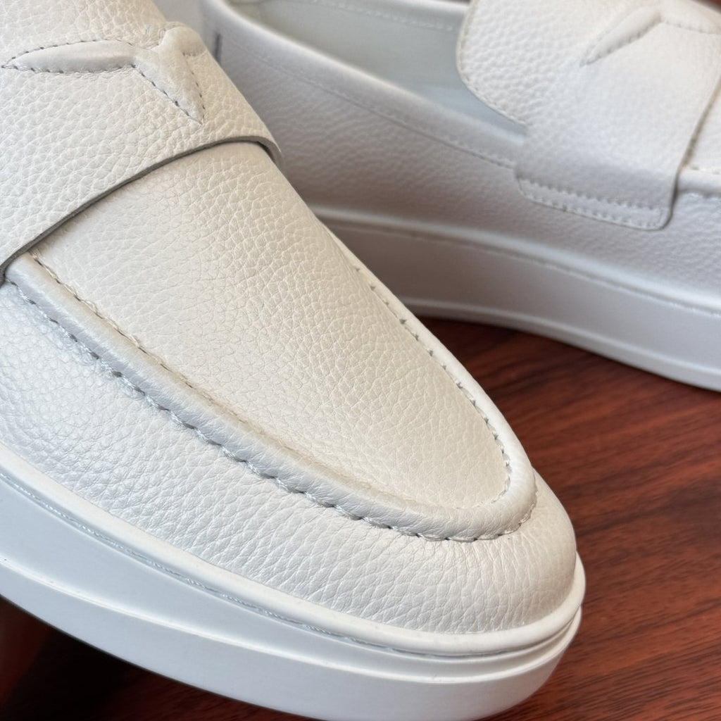 Louis Vuitton Textured Slip-On Loafers