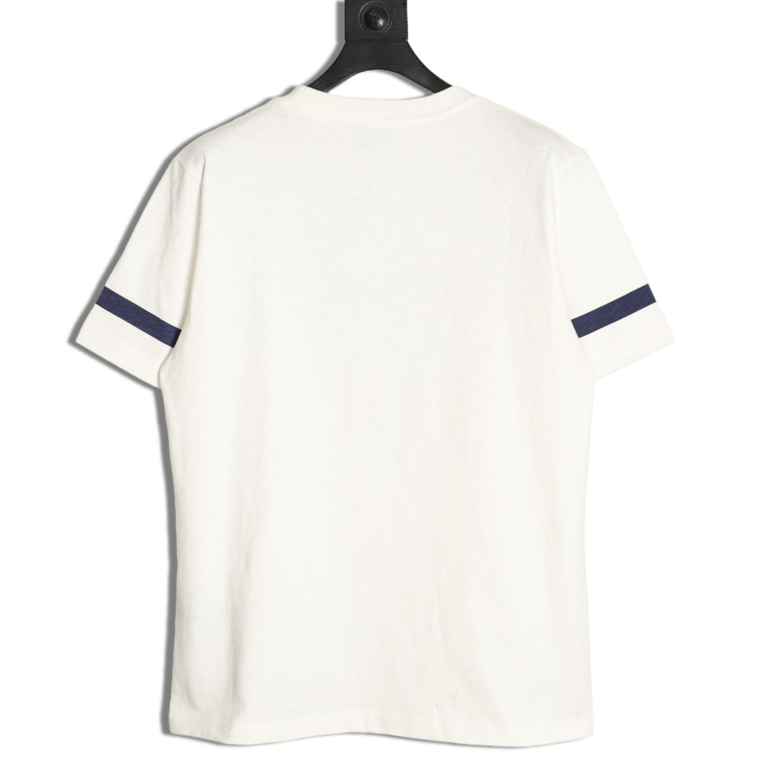 Dior 47 Gradient-Style Lettering Short-Sleeve T-Shirt - Cream